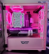 DarkFlash DLM21 Pink MESH Mico ATX Computer Case